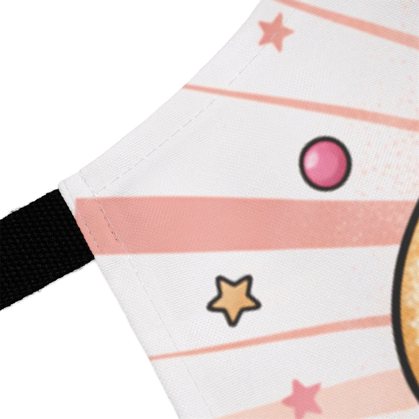 Funnel Cake Apron - Carnival Fair Food Cooking Apron with Pink Drizzle Design