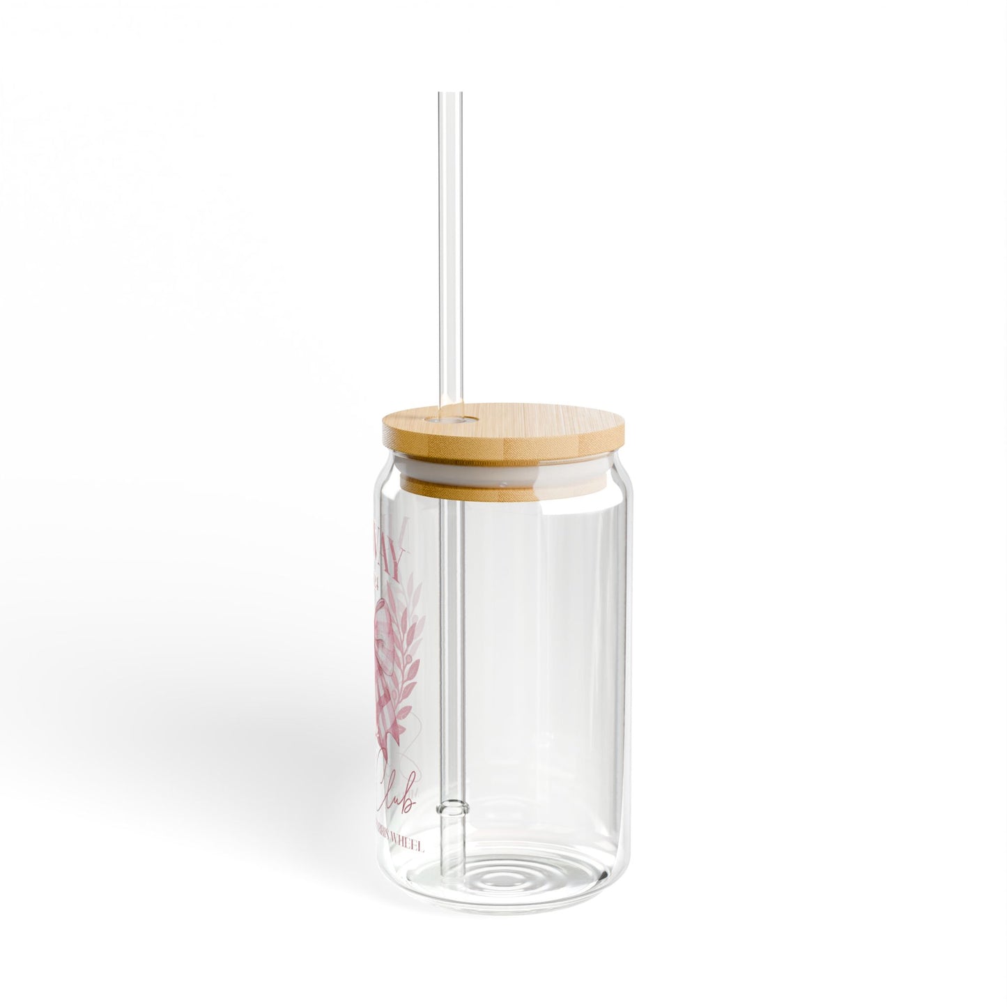 Midway Social Club Glass | 16oz Clear Tumbler with Straw