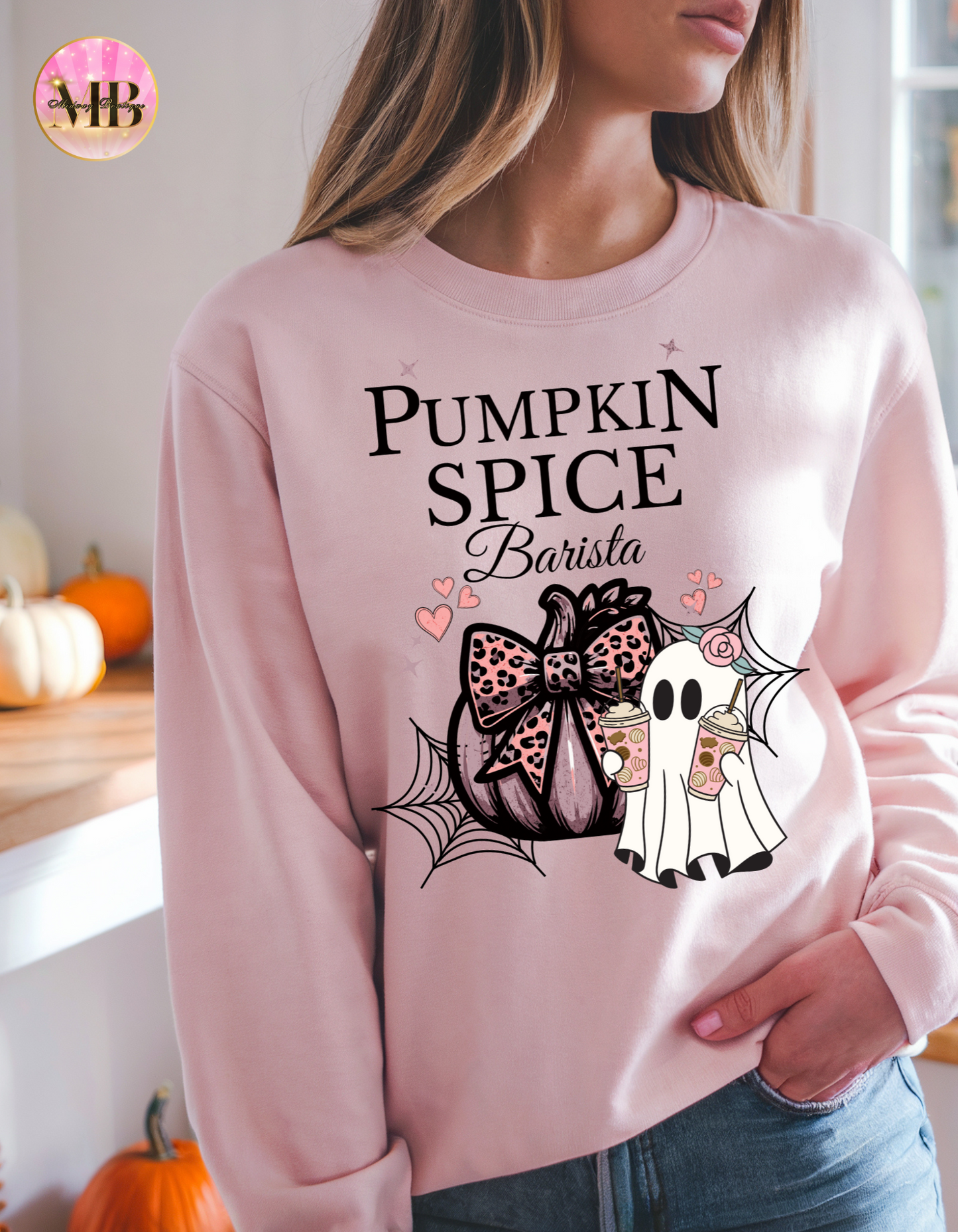 PUMPKIN SPICE BARISTA - Woman's Crewneck Sweatshirt