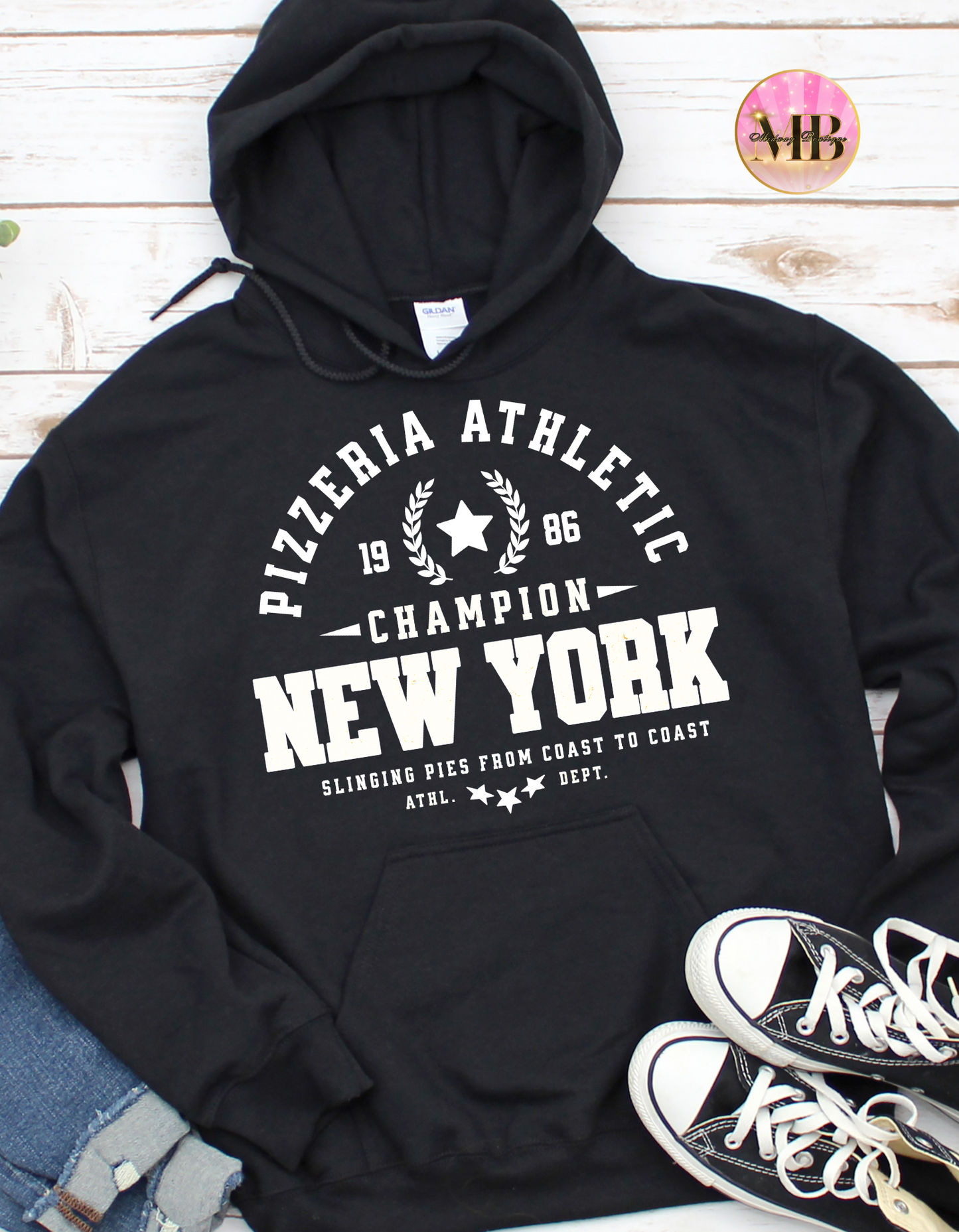 PIZZERIA ATHLETIC CHAMPION - UNISEX HOODIE