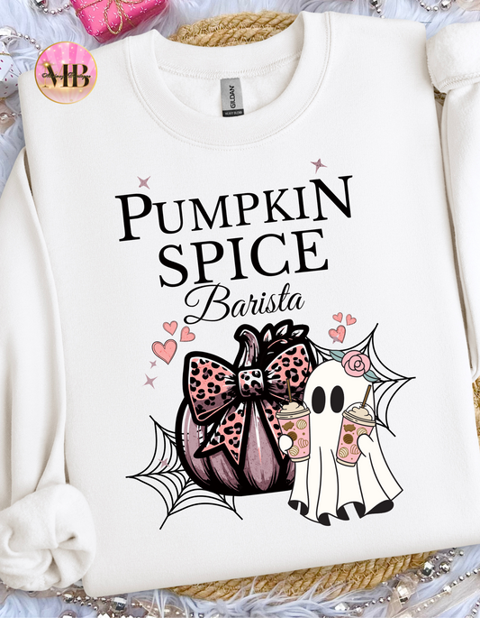 PUMPKIN SPICE BARISTA - Woman's Crewneck Sweatshirt
