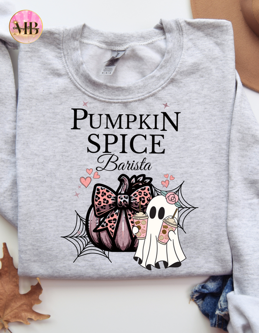 PUMPKIN SPICE BARISTA - Woman's Crewneck Sweatshirt