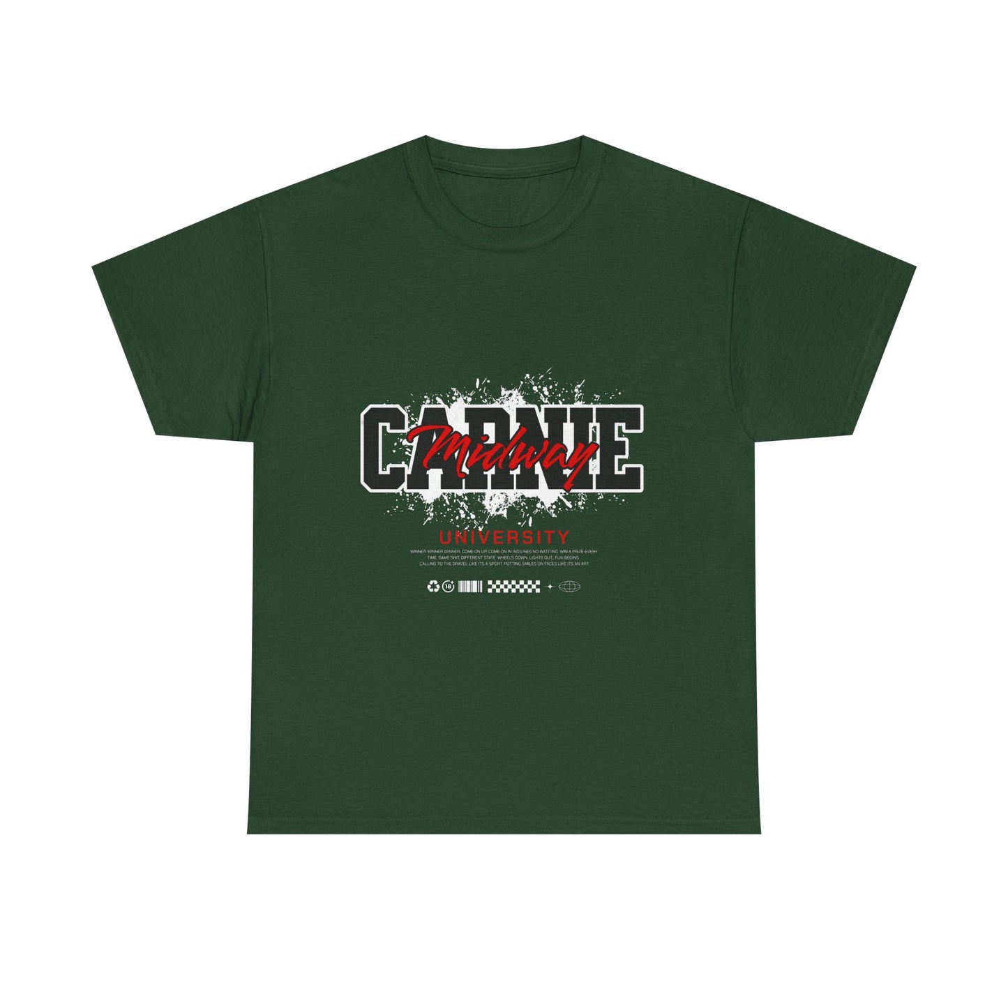 Carnie University script tee | College logo shirt
