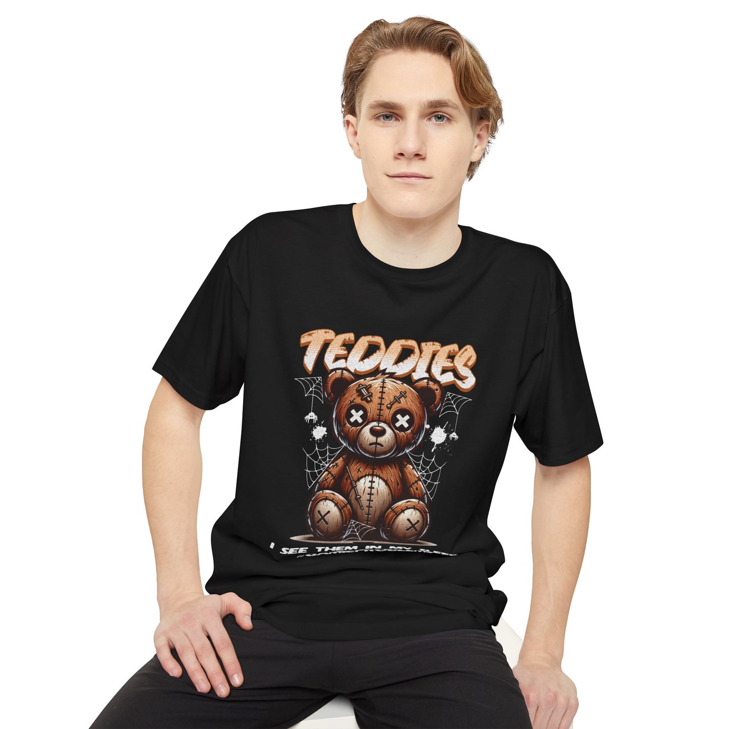 Teddies in my Sleep Bear Graphic Tee — 'Teddies' Streetwear Longline Shirt