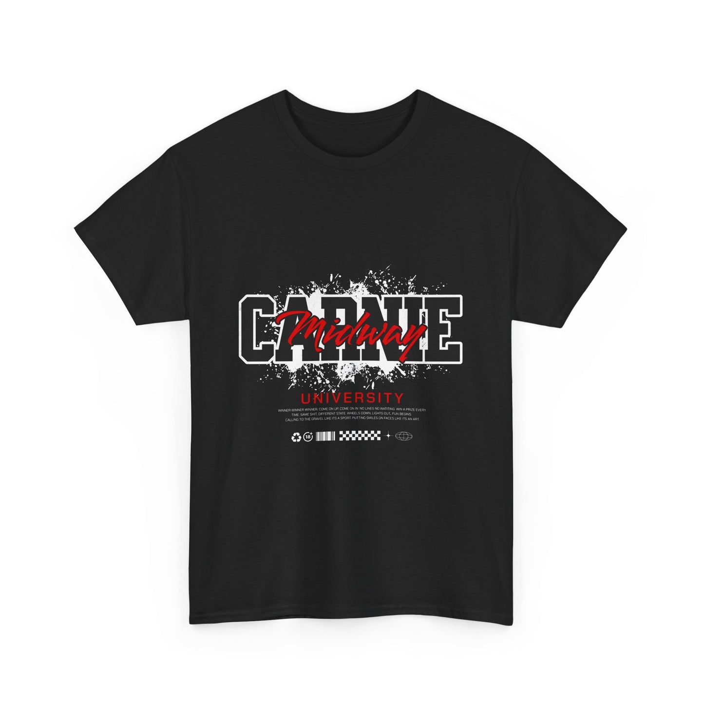 Carnie University script tee | College logo shirt