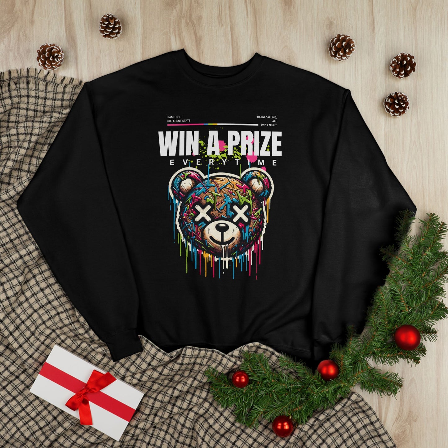 Win A Prize Graffiti Bear Sweatshirt