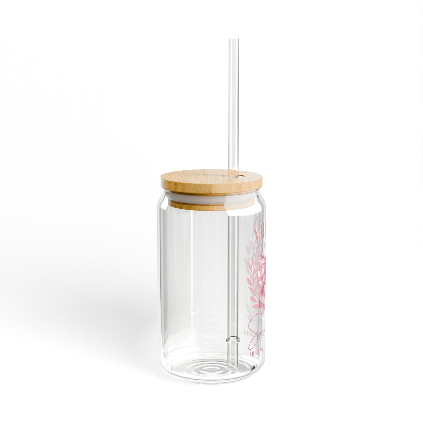 Midway Social Club Glass | 16oz Clear Tumbler with Straw