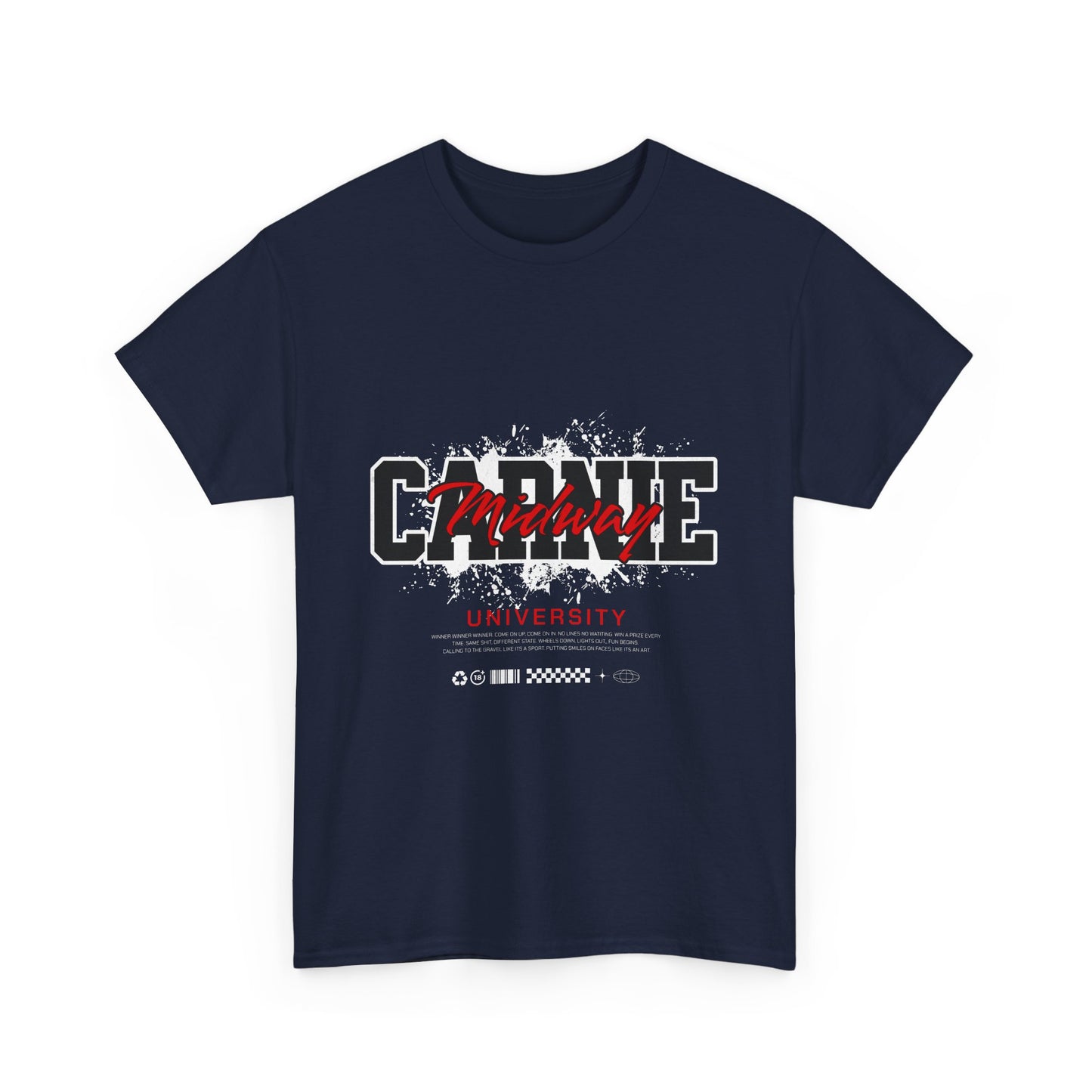 Carnie University script tee | College logo shirt