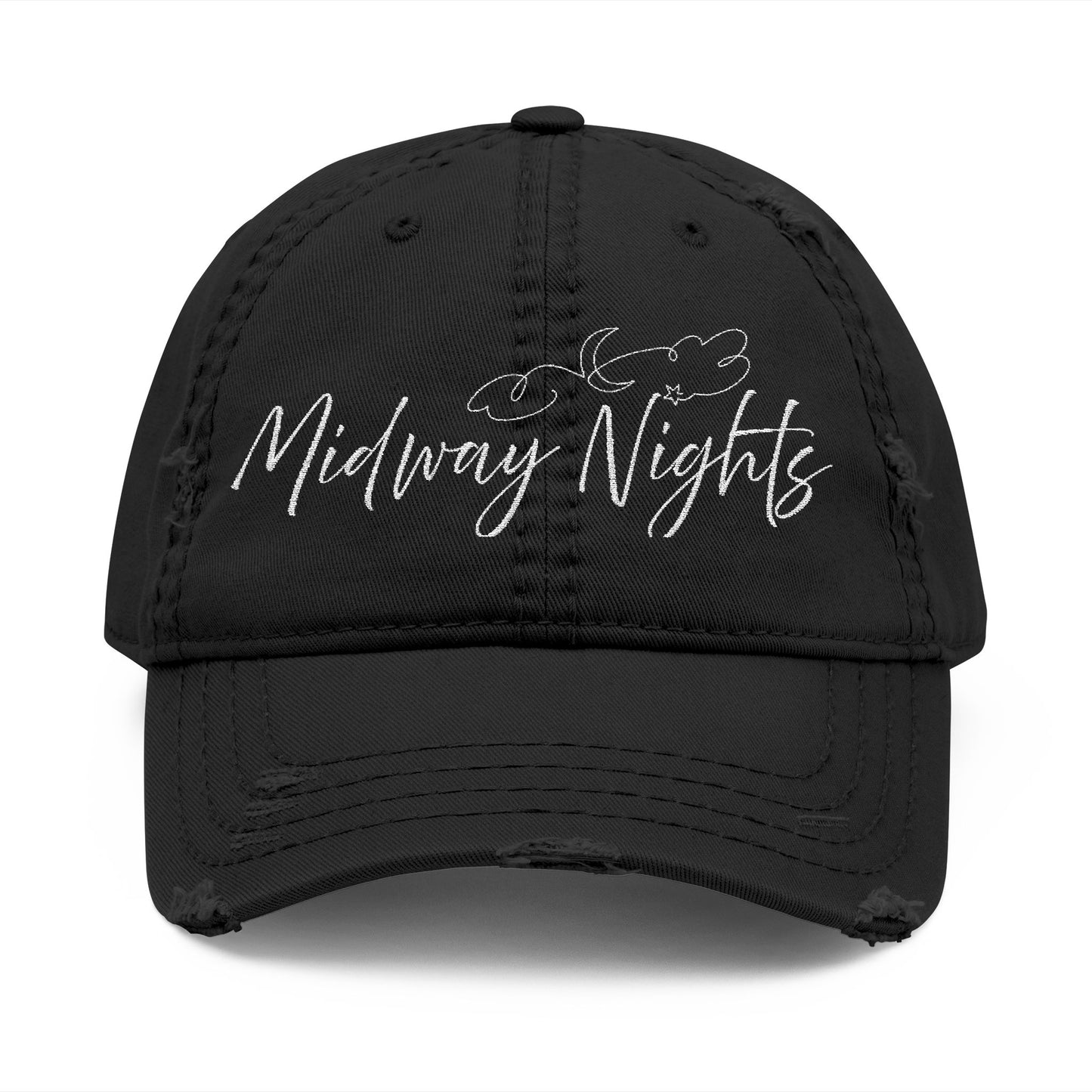 Midway Nights Carnival Hat | Distressed Embroidered Cap