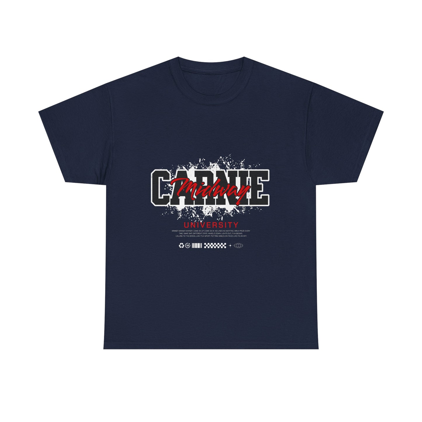 Carnie University script tee | College logo shirt