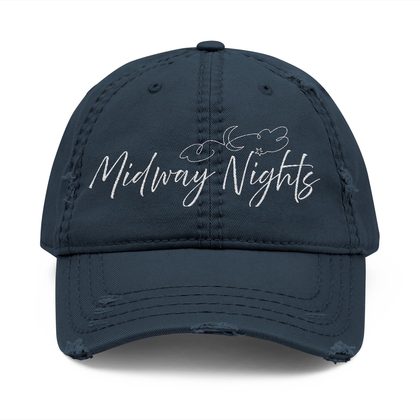 Midway Nights Carnival Hat | Distressed Embroidered Cap