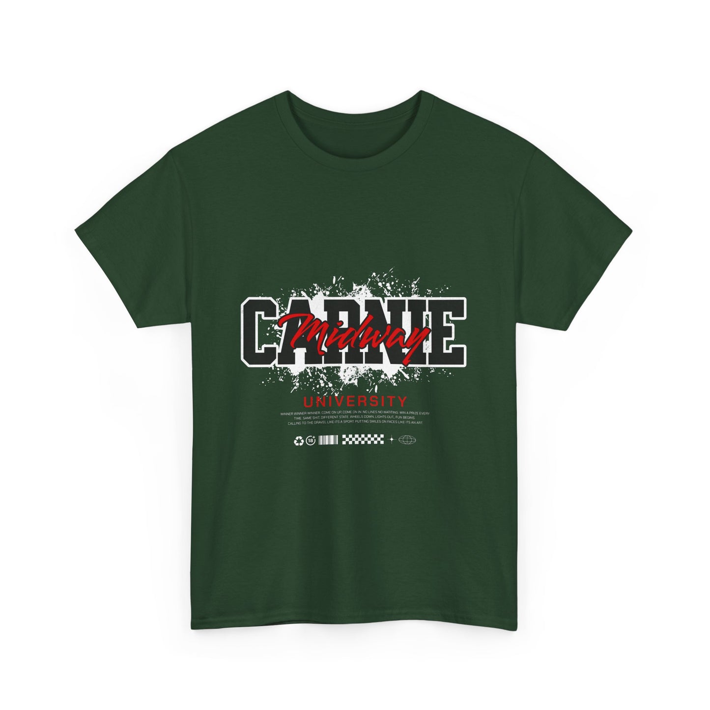 Carnie University script tee | College logo shirt